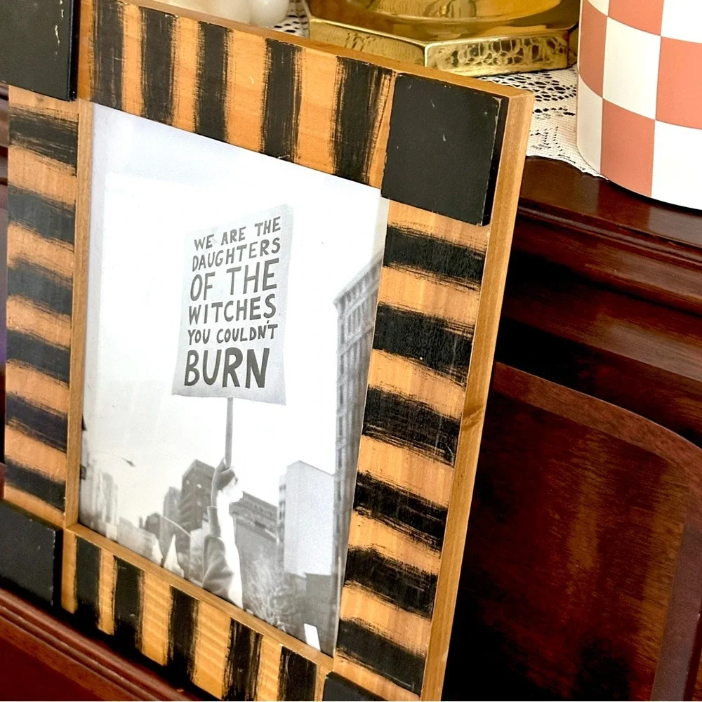 We Are the Daughters of the Witches You Couldn’t Burn Protest Sign Framed Art